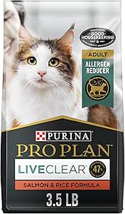 Purina Pro Plan Allergen Reducing High Protein Cat Food Liveclear Salmon And Rice Formula 3 5 Lb Bag Everything Else Amazon Com Purina Pro Plan Allergen Reducing High Protein Cat Food Liveclear Salmon And Rice Formula 3 5 Lb Bag Everything Else Amazon Com