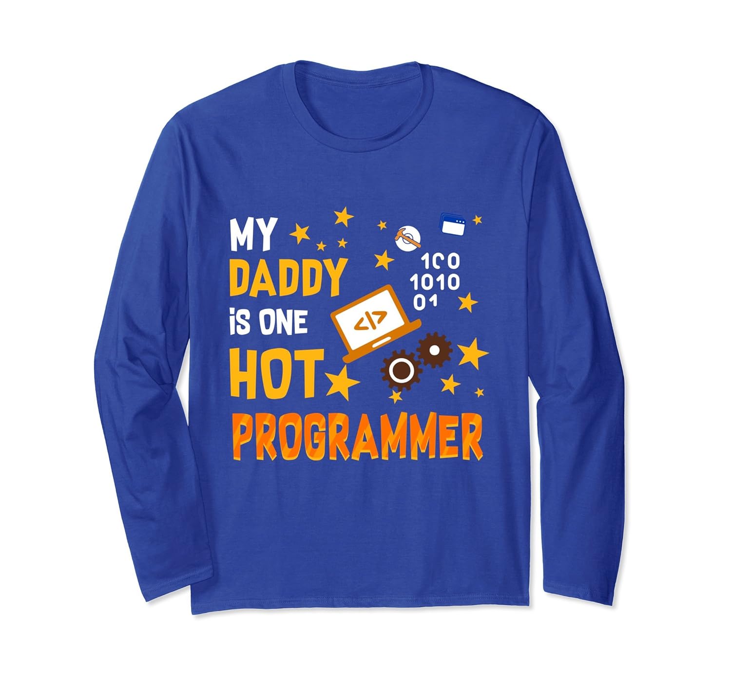 My Daddy Is One Hot Programmer T-Shirt Son Daughter-anz