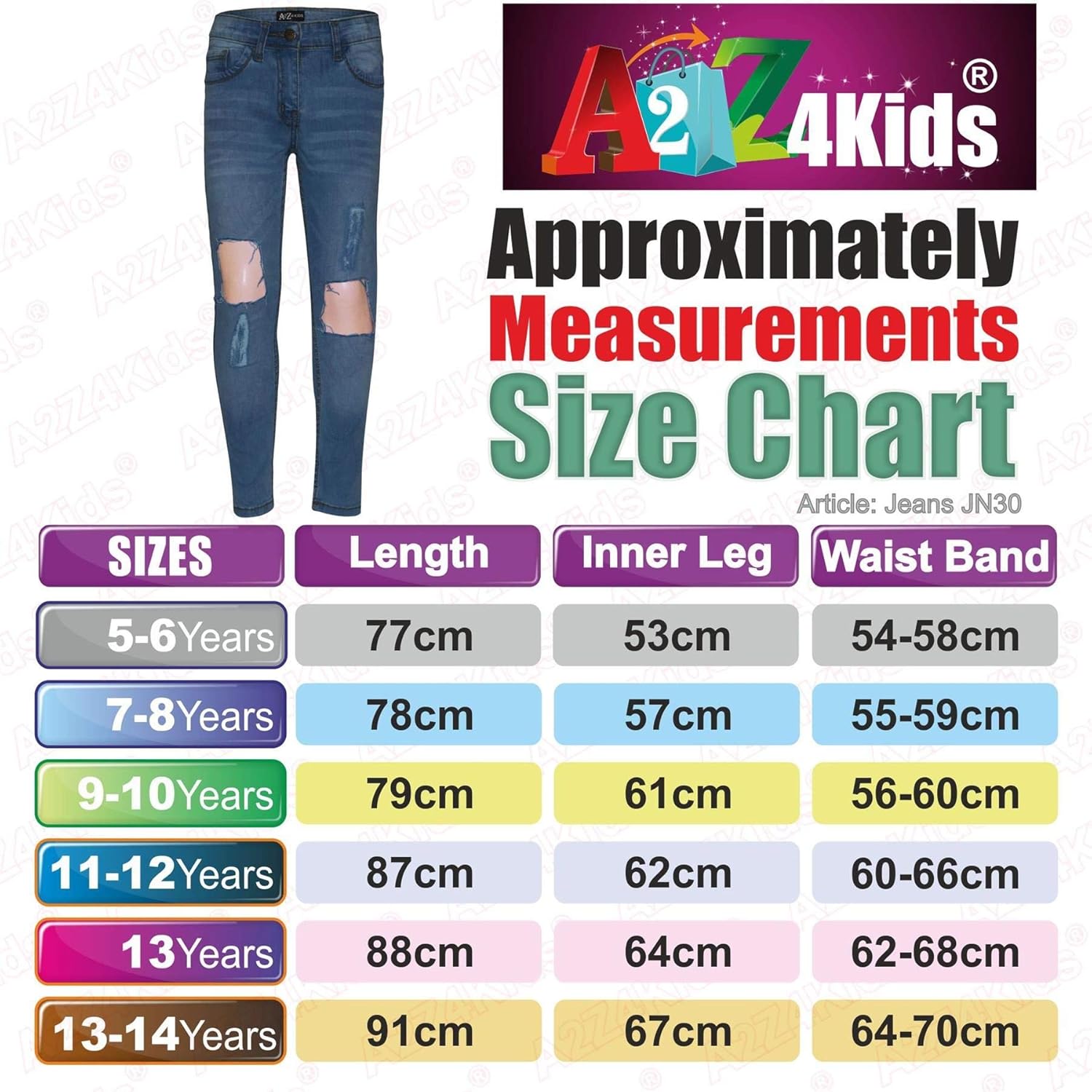 z 4 Kids Kids Girls Skinny Ripped Jeans Designers Light Blue Denim Trendy Fashion Stretchy Jeggings Pants Stylish Slim Fit Trousers New Age 3 4 5 6 7 8 9 10 11 12 13 Years Clothing Jeans Clinicadelpieaitanalopez Com