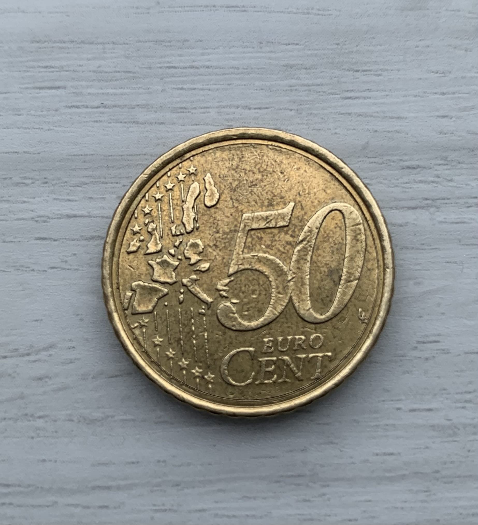 Euro Coin Unique / 50c - 5c Coin Unique - PK Version - Vanishing Magic Trick