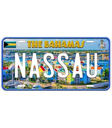 thumbnail image 2 of Bimini Bahamas Island Aluminum License Plate - USA Made 2 of 6