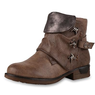 SCARPE VITA Damen Stiefeletten Biker Boots