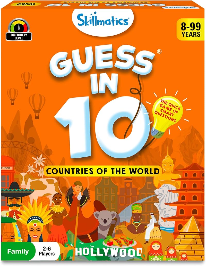 Skillmatics Guess in 10 Countries of the World Board Game