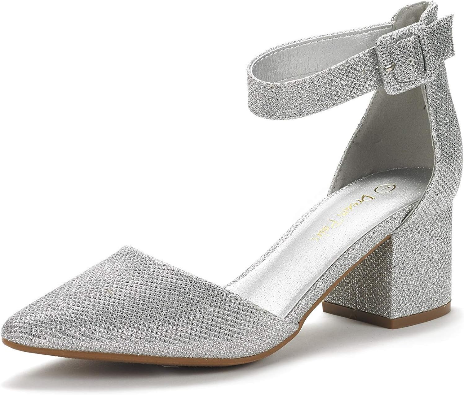 DREAM PAIRSWomen's Low Heel Pump Shoes