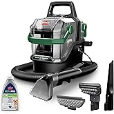 BISSELL Little Green Pet Pro Portable Carpet Cleaner, 3909 | Includes crevice tool, pet hair removal &amp; self-cleaning tough stain tool; car/auto detailing capability