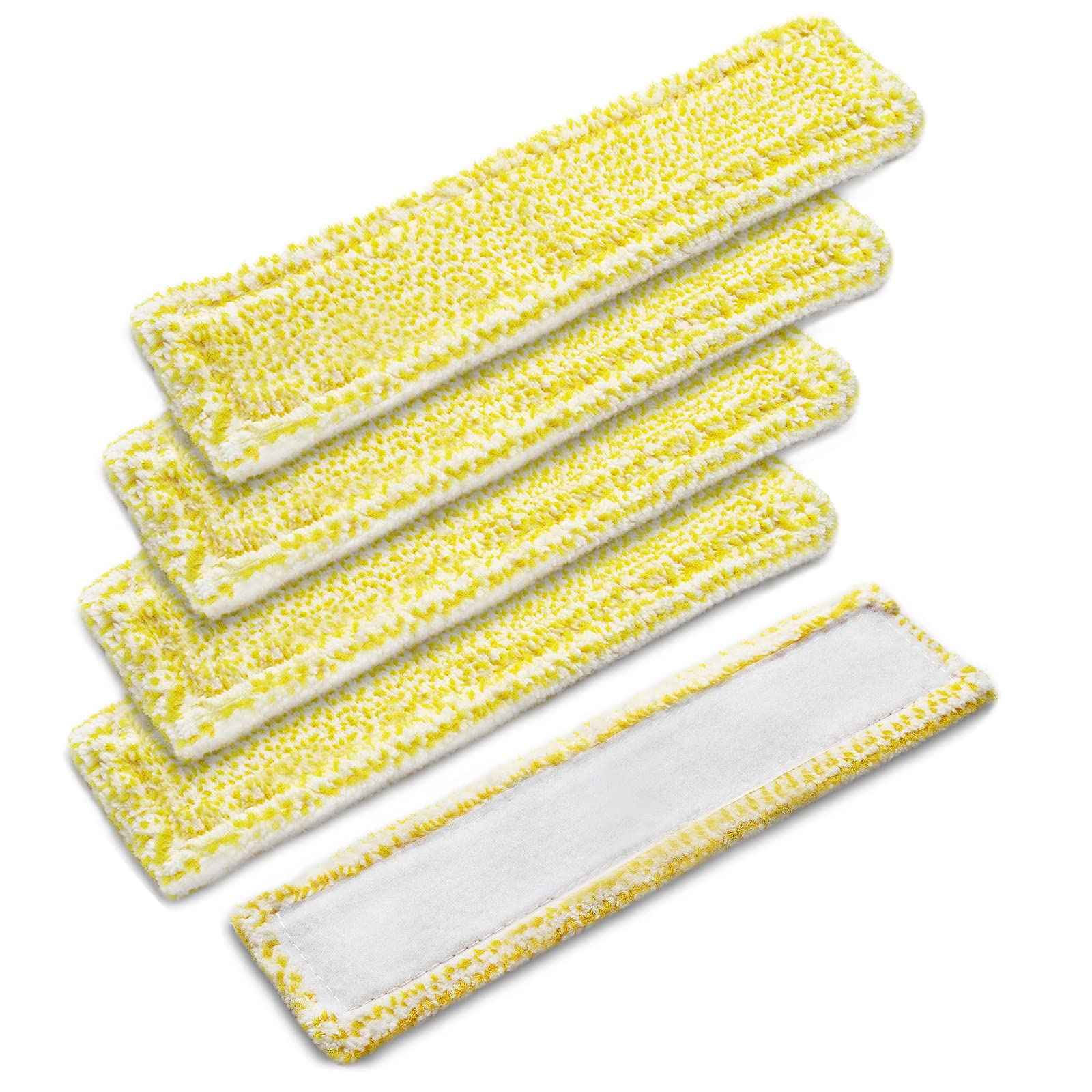 5 Packs Window Vac Cleaning Pads for Karcher Replacement Microfibre Cleaning Mop Cloths Compatible with Karcher WV2 WV5 WV6 Plus Premium Accessories(ONLY for The Spray Bottle with Velcro)