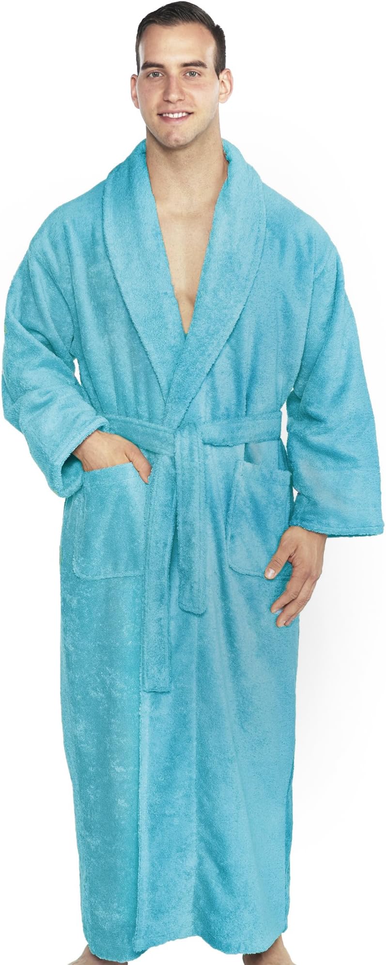 Mens and Womens Original Terry Shawl Turkish Bathrobe