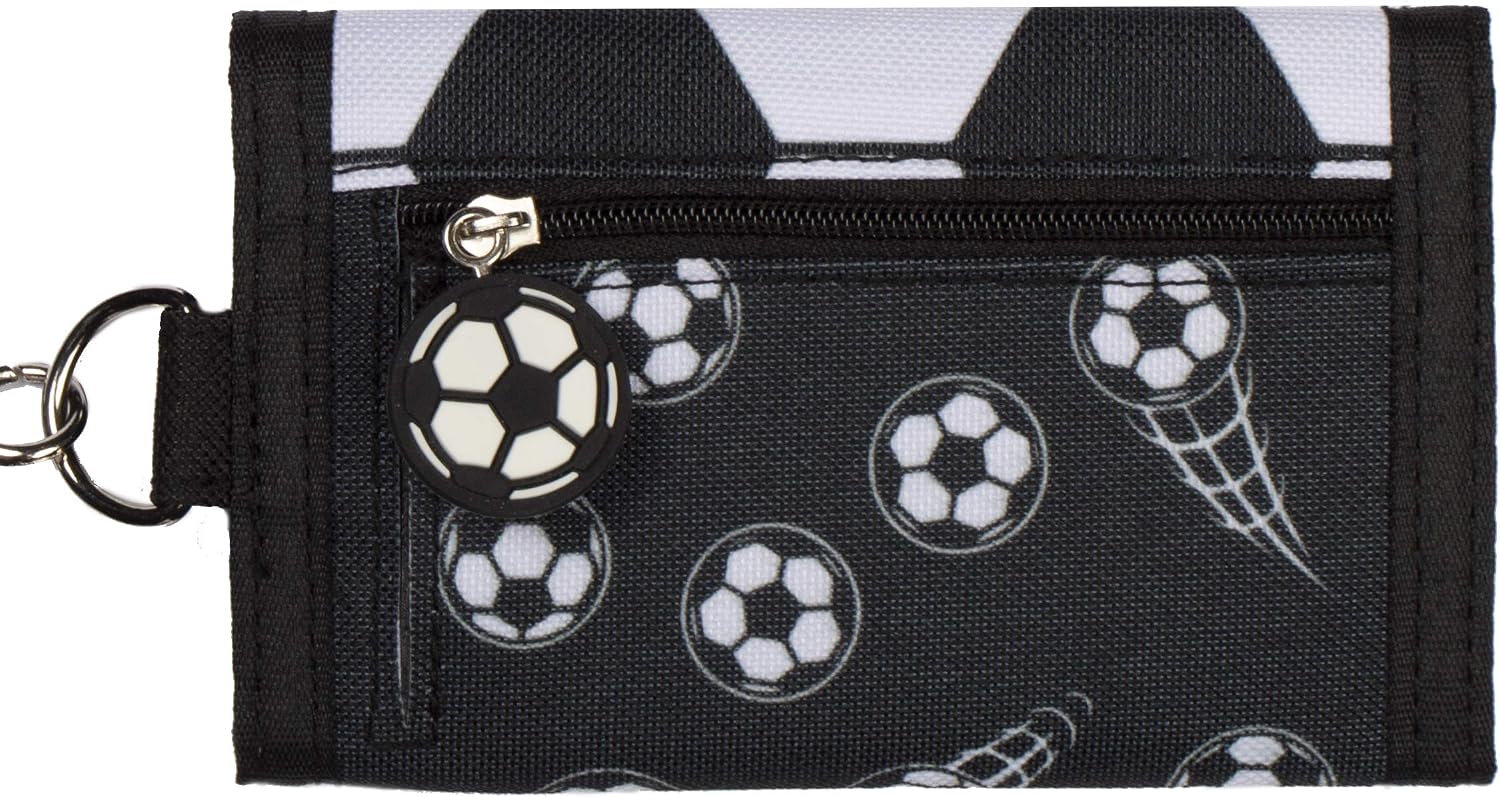 Fringoo - Boys Wallet, Football Black, M - Image 4