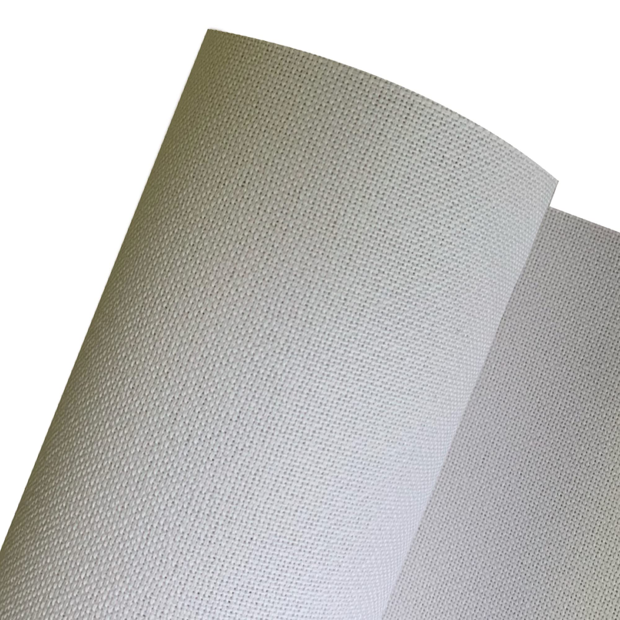28 Count Evenweave Cloth Embroidery Cross Stitch Fabric, White, W29 x L39