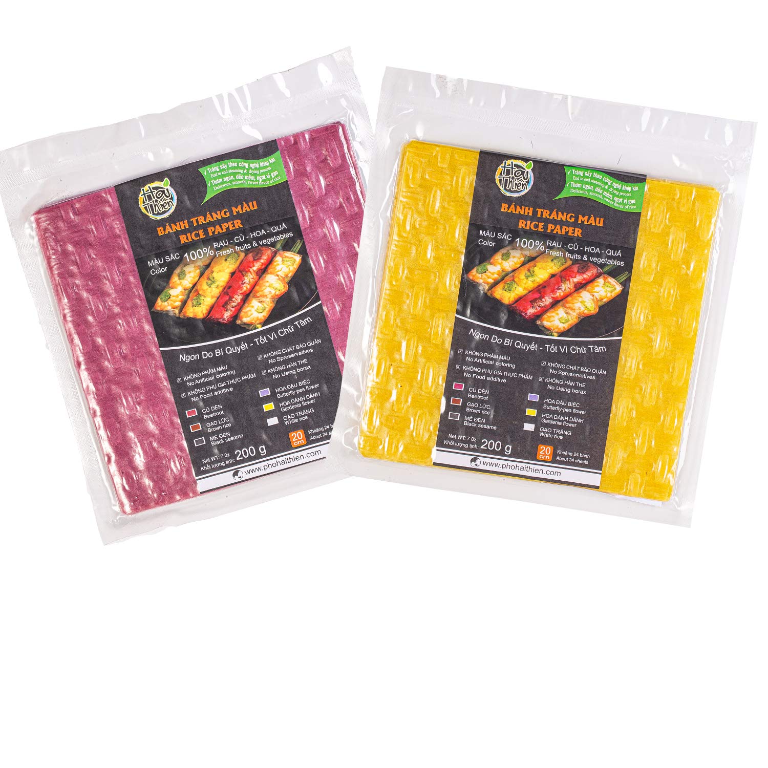 Hai Thien Rice Wrappers Vietnamese Rice Paper Wrappers Rice
