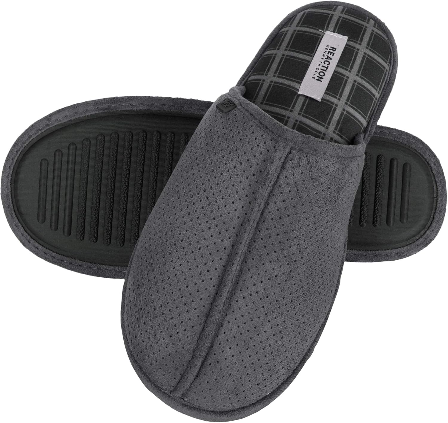 Cole REACTION men's Slipper Scuff Memory Foam MicroSuede