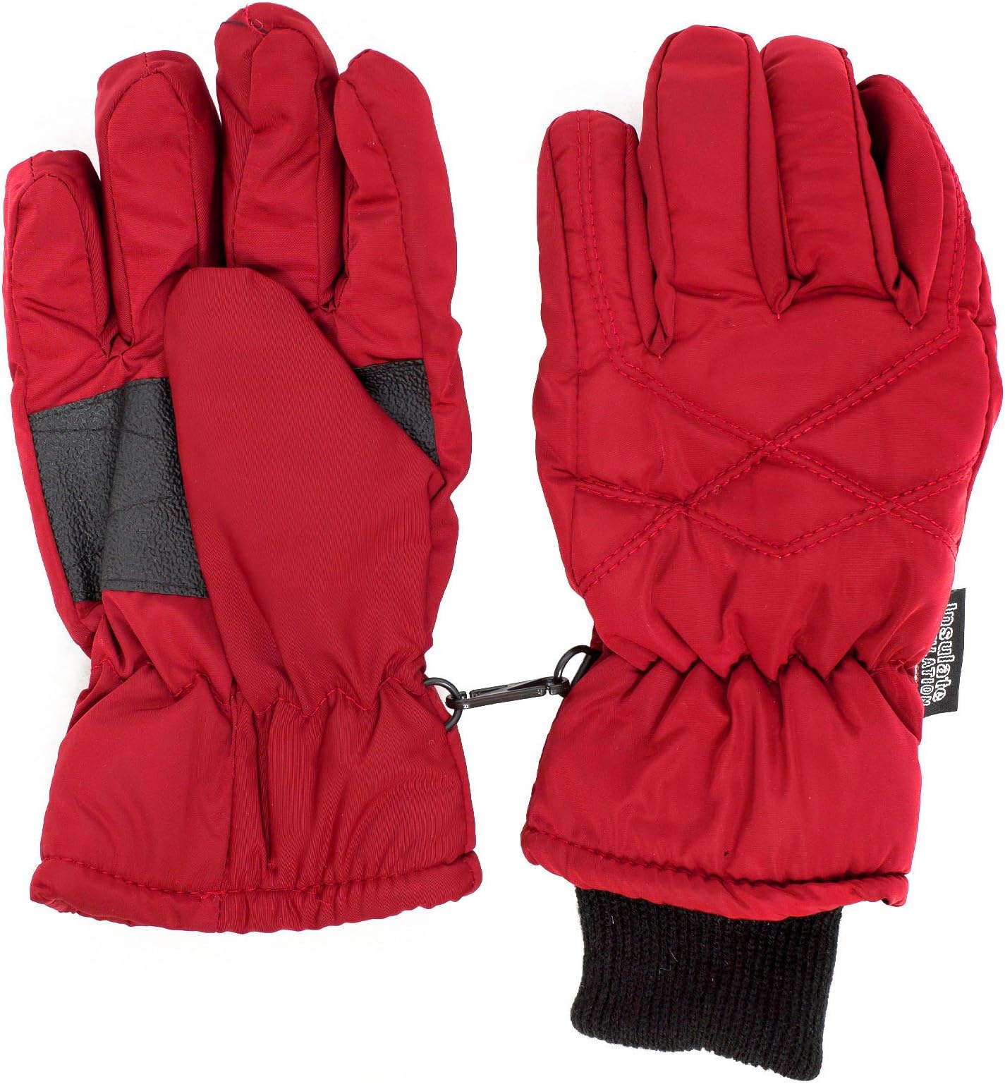 SANREMO Unisex Kids Thinsulate and Waterproof Cold Weather Ski Gloves