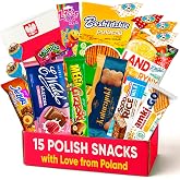 Authentic Polish Candy Snack Box - 15 Traditional Treats from Poland - Indulge in the Flavors of Poland with Wafers, Sesame snacks, Cookies &amp; More! Perfect Poland Gifts