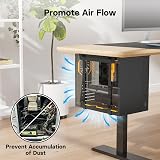BONTEC Adjustable Under Desk PC Mount CPU Holder 20 kg Load 71 in view 3