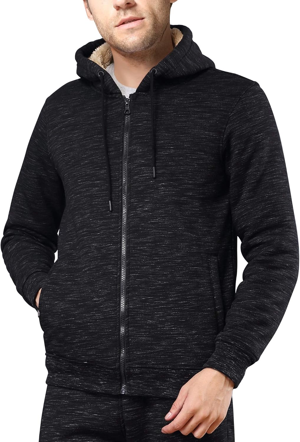 sweatshirt material jacket