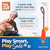 Tug-E-Nuff Fauxtastic PowerBall Bungee Tug Green Pattern 63 cm view 5