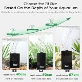 hygger Aquarium Sponge Filter Internal Foam Filter 91-250L with Ceramic Balls view 5