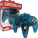Old Skool Classic Wired Controller Joystick compatible with Nintendo 64 N64 Game System - Turquoise