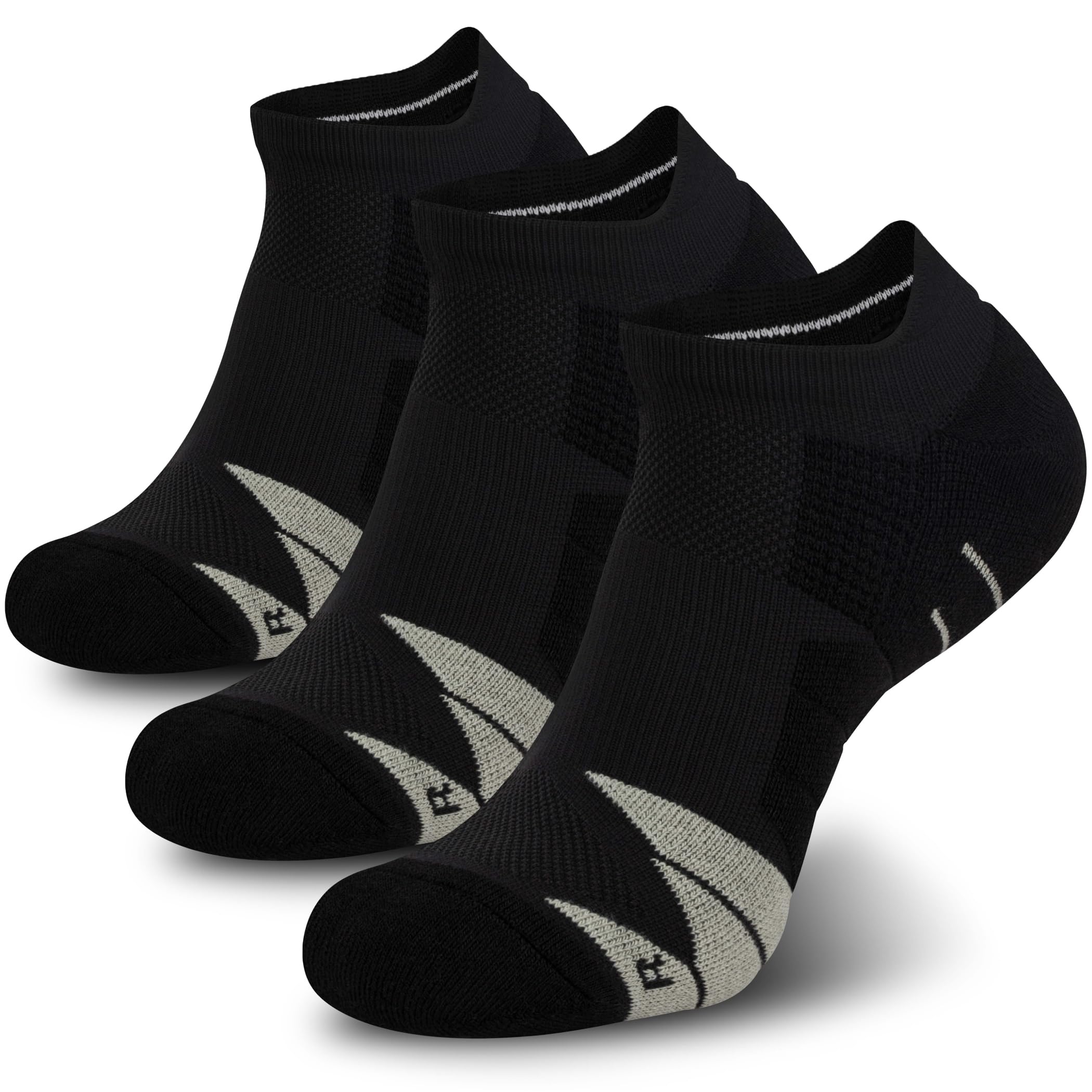 Photo 1 of Muezna Unisex Running Socks Anti-Blister Moisture Wicking Cushioned Athletic Socks