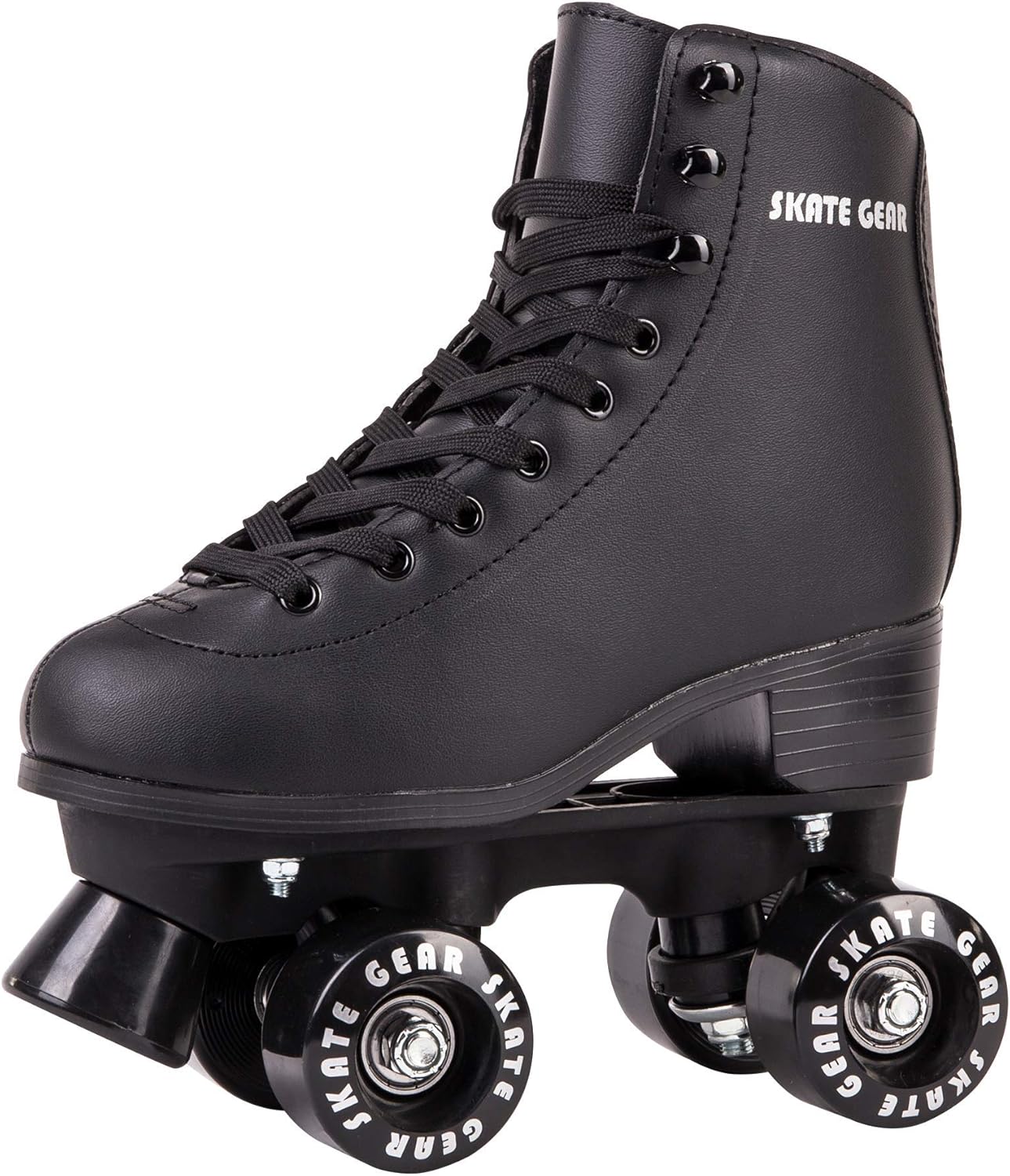 C SEVEN Skate Gear Cute Roller Skates for Kids and Adults Black, Youth