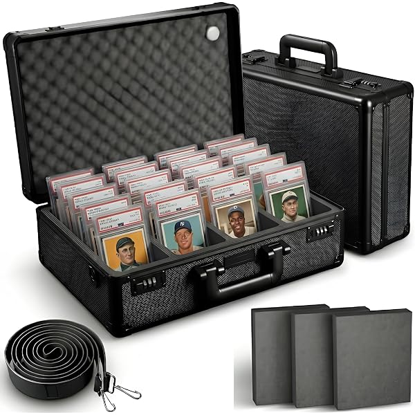 Amazon.com: Xerivo Graded Card Storage Box - Lockable PSA Slab