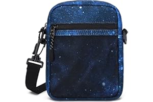 El-fmly Small Cross-body Sling Bags for Men Women, Mini Messenger Bag Shoulder Pouch for Daily Use