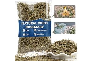 Sukh Dried Rosemary - Natural Herbs and Spices 3oz Bulk Dried Rosemary Leaves Cut and Sifted for Soap,Candle,Bath Bombs Making,Sachets and Wedding Home Decoration