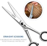 Candure Professional Hair Scissors 6.5" Barber Shears Stainless Steel Hair view 4