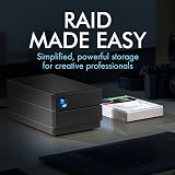 LaCie 2big 8TB RAID External Desktop Hard Drive USB-C Enterprise Drives Mac PC view 2
