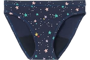 Thinx Teens Bikini Period Underwear for Teens, Cotton Underwear Holds 5 Tampons, Feminine Care Period Panties