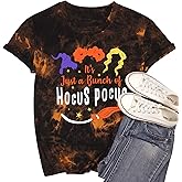 Halloween T Shirt Women Sanderson Shirt Witches Graphic Tees Casual Short Sleeve Holiday Shirts Top