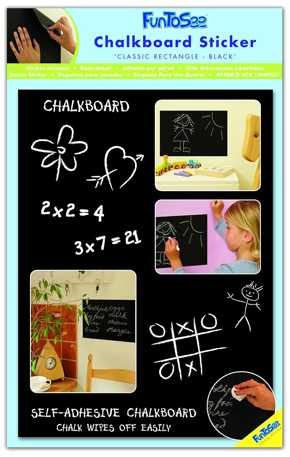 Chalkboard Wall Sticker Amazon.co.uk Baby