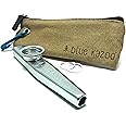 The Original Blue Kazoo – Aluminum Musical Instrument – Ultralight Backpacking Kazoo with Canvas Bag & Carabiner – Easy to Ca
