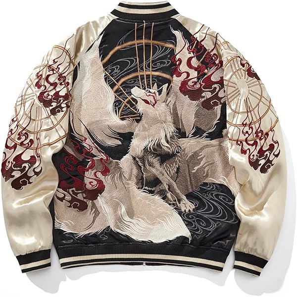 シュウパイ様　40枚 Amazon.com: HaiZi XiHuan Men's Nine-Tailed Fox Sukajan Jacket