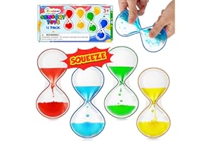 ZAXIDEEL Autism Sensory Toys for Kids - 4 Pack Fidget Sensory Toys for Autistic Children Special Needs, Stress Relief Squishy Sensory Toys for Autism, ADD, ADHD | Classroom Prizes, Goodie Bags Stuffers