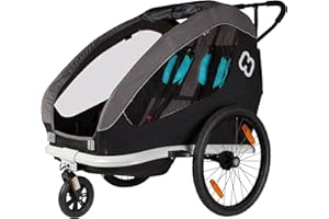 Hamax Traveller Two Seat Bike Trailer + Stroller