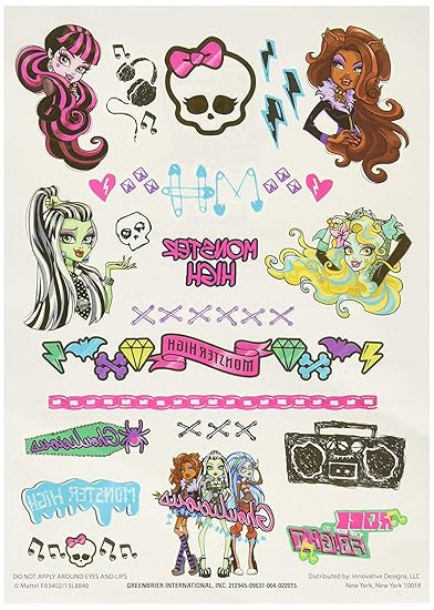 monster high tattoos