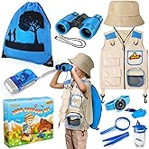YOPINSAND Kids Explorer Kit & Bug Catcher Kit, Kids Camping Gear, Outdoor Exploration Set with Vest & Hat, Backpack, Ideal Outdoor Camping Adventure Toys for Boys Girls