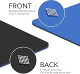 Karma Fitness Large Exercise Mat Extra Wide 80cm x 183cm x 10mm Blue view 5