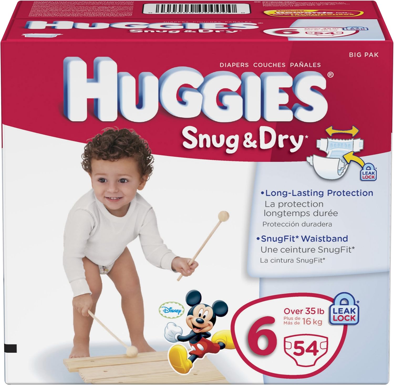 huggies snug & dry diapers size 6