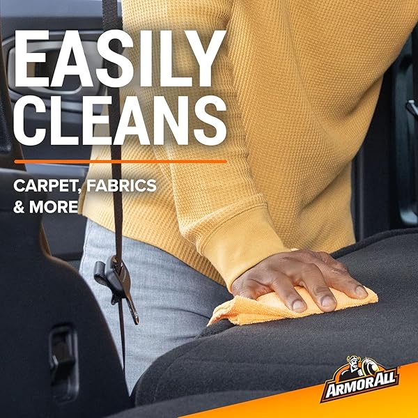 ARMOR ALL MULTI-PURPOSE CAR CLEANER SPRAY, 16 FL OZ SPRAY BOTTLE, WITH NEW CAR SCENT, MULTIPURPOSE INTERIOR CLEANER