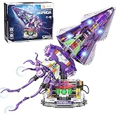 Mechanical Sepiida Building Sets for Adult, Ocean Animal Collection Toy with Display Stand and Light, Home Office Decor, STEM Creative Gift for Teens Kids Boys Girls 8-14, 975 PCS