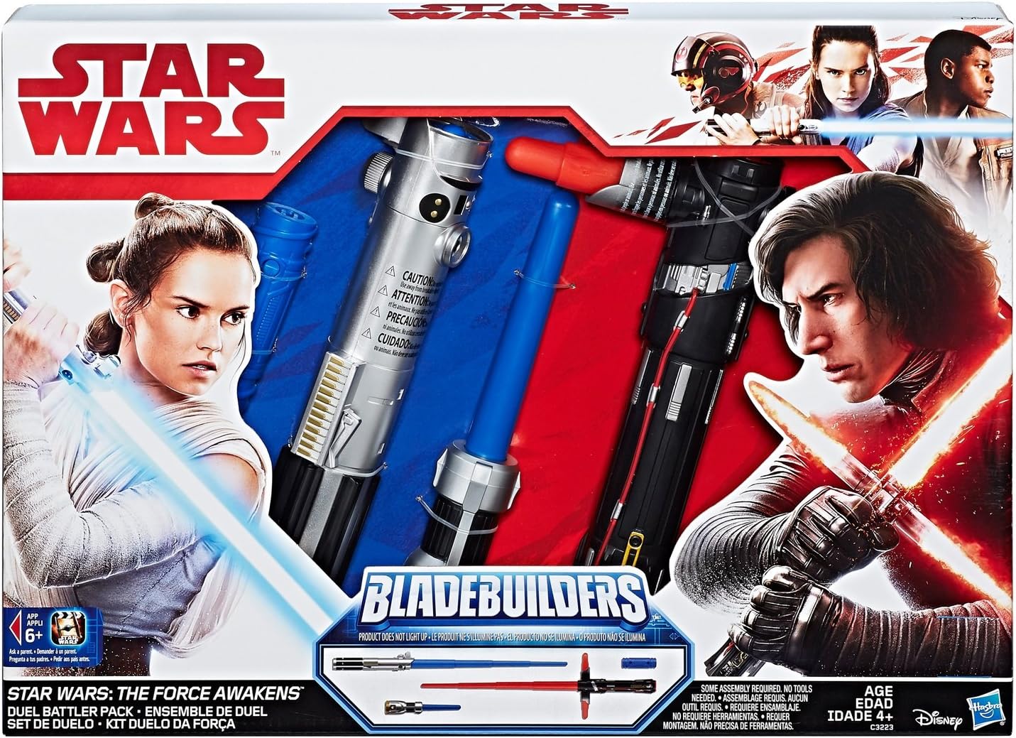 rey's new lightsaber toy
