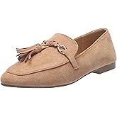 YOKI-EDLINE-44 Women's Comfort Lightweight Loafer Pointed Toe Casual Ballet Flats Beige