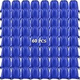 KUUQA 60Pcs Blue Drawstring Backpack Bag Sack Drawstring Bags Bulk String Bags Storage Bags for Sport Gym Traveling