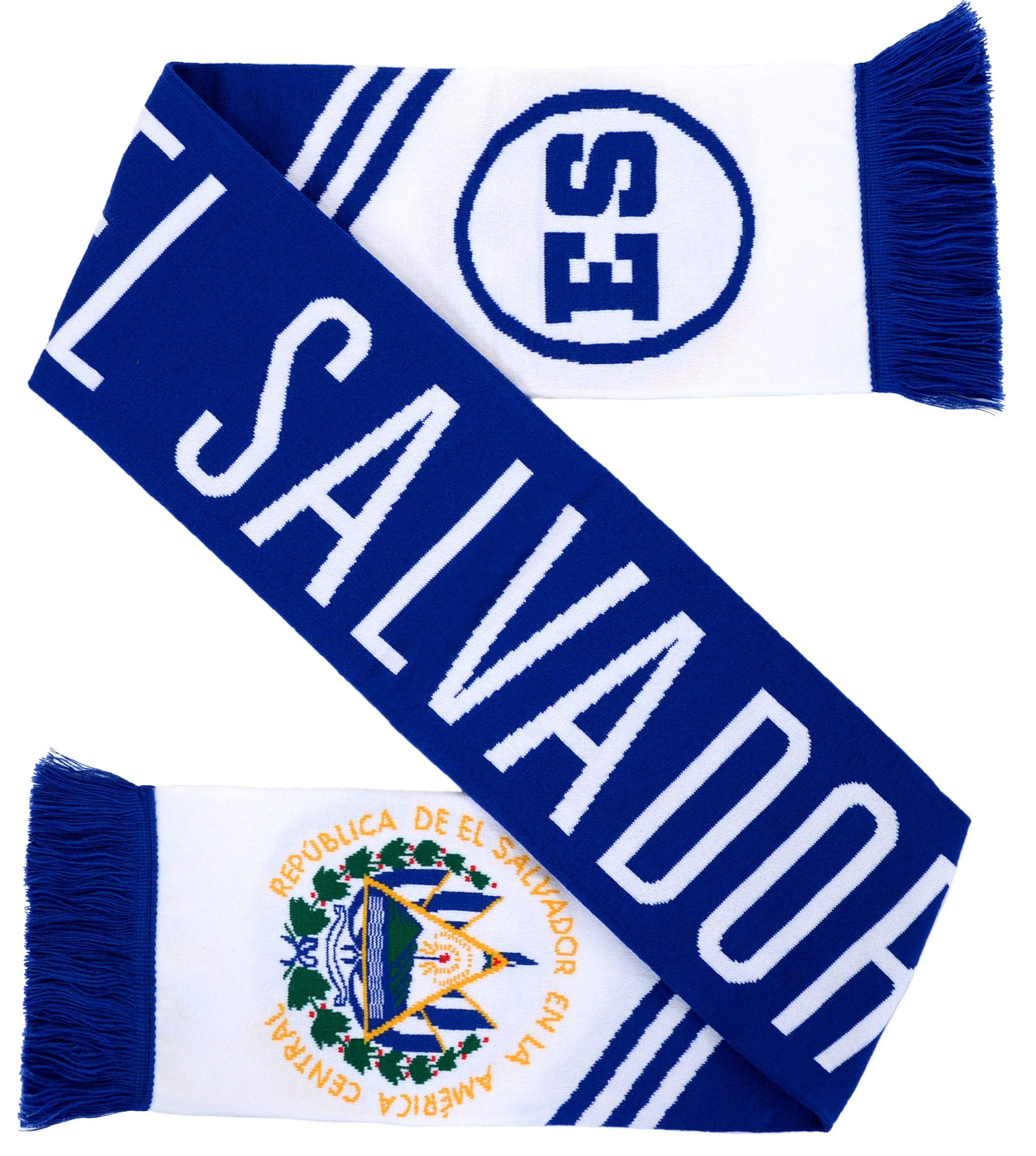 Euroscarves National Football High-Definition HD Knit Scarf (El Salvador)