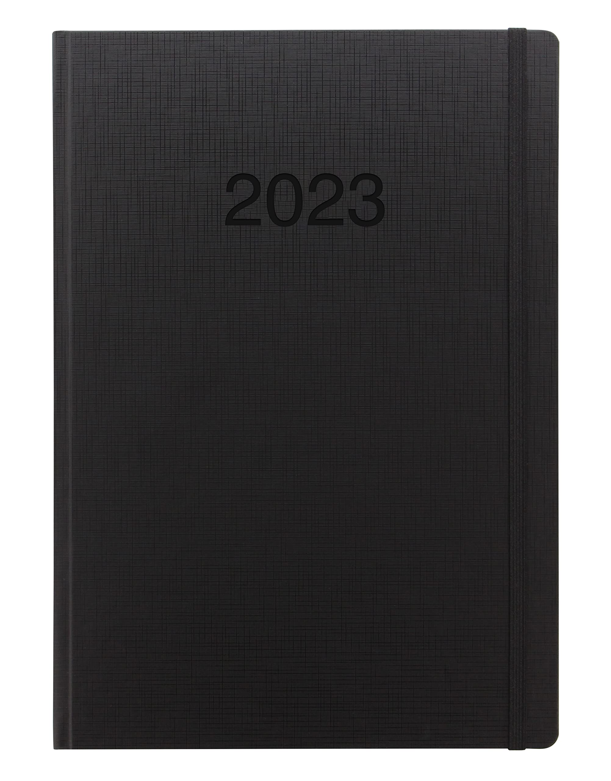 Letts Memo A4 week to view 2023 diary - black