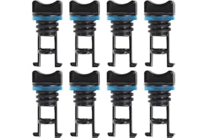 DERIDI 8Pcs Drain Plug kit Drain Stoppers Scupper Plug Kit for Dagger Kayaks for Stream Kayak for Ocean Kayak for Dinghy for Canoe for Boat