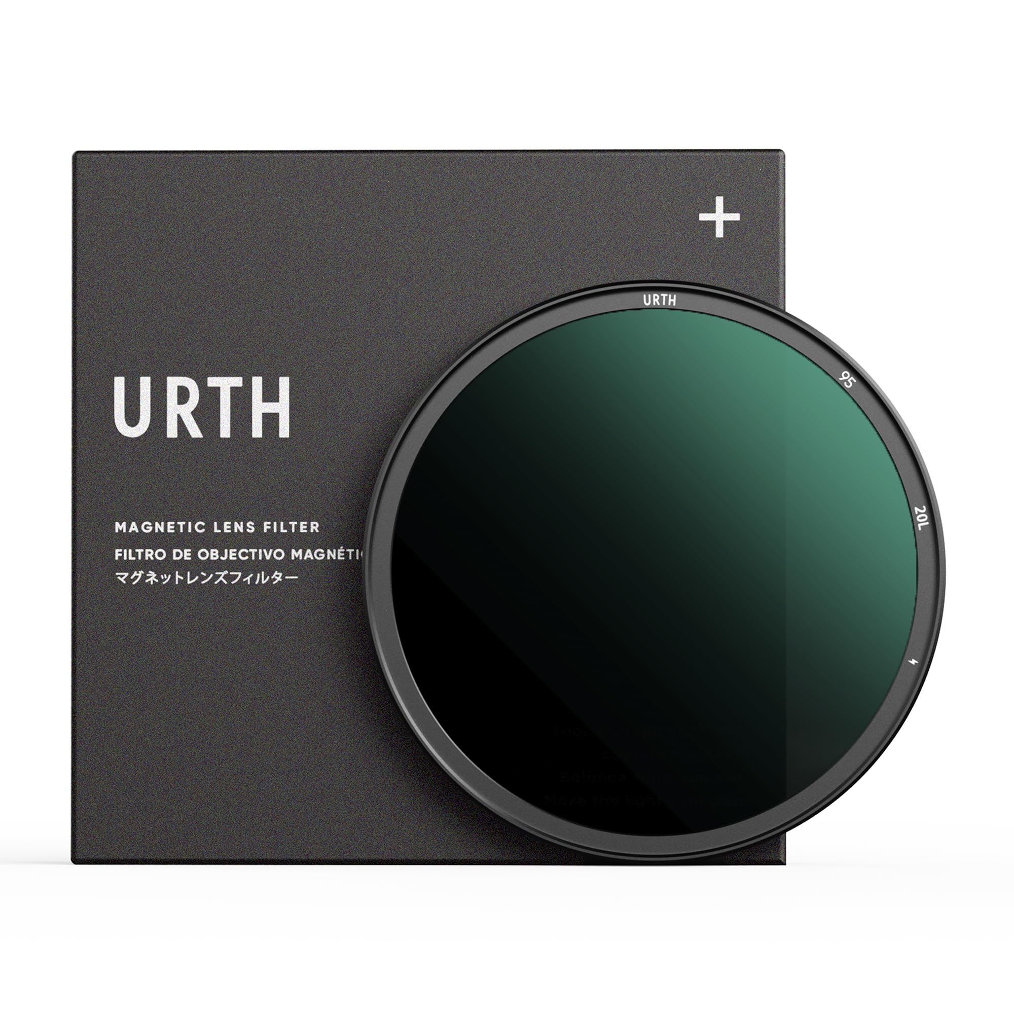 Urth 95mm Magnetic ND1000 (10 Stop) Lens Filter (Plus+) — 20-Layer Nano-Coated, Ultra-Slim Neutral Density Camera Lens Exposure Filter