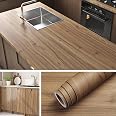 Livelynine Peel And Stick Wood Floor Contact Paper - 15.8x394 Inch, Waterproof Vinyl Plank Roll For Furniture, Walls, Countertops